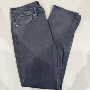 J Jill Denim Jeans 6P Women's Gray High Rise Straight Leg Stretch Grey Wash